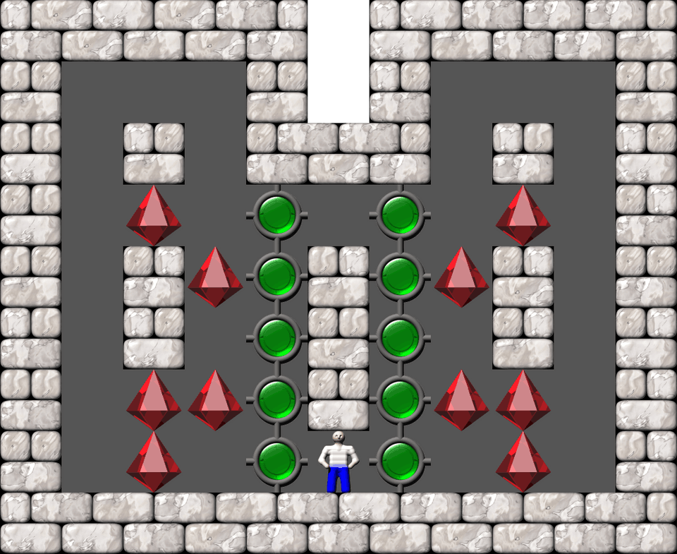 Sokoban Mass Remodel level 1013